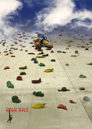  Postkarte Kletterhalle High Hill 